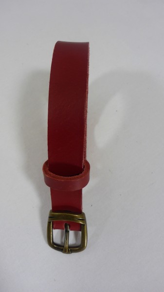 Ceinture 2 cm rouge boucle Doris